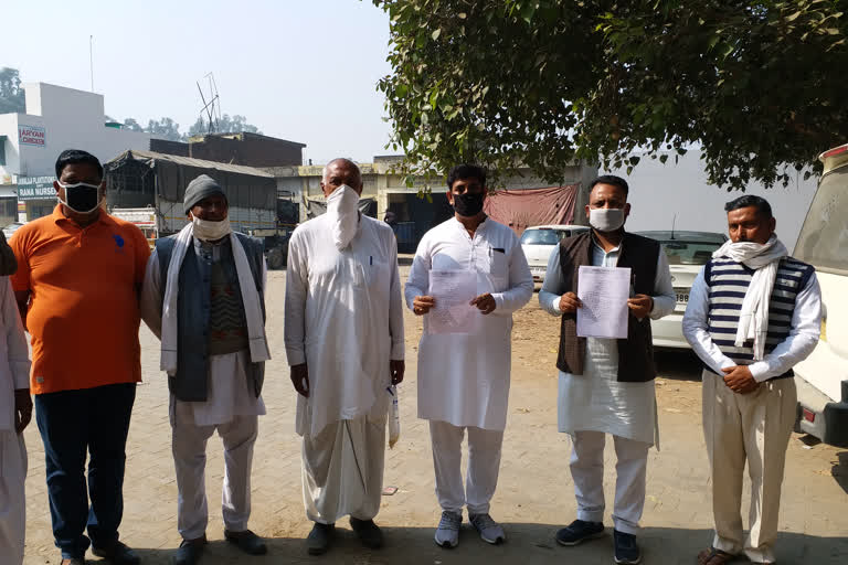 bharitya kisan sangh protest in yamunanagar