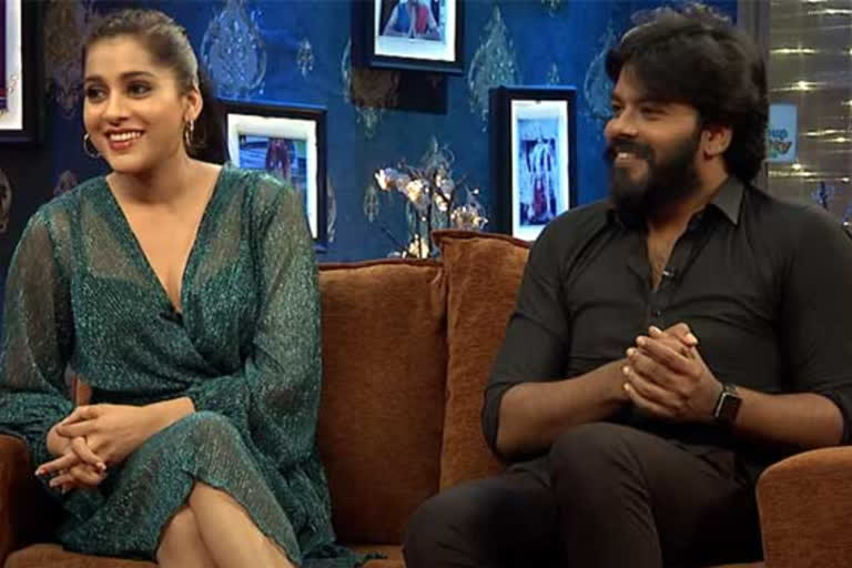 sudigaali sudheer - rashmi in ali tho saradaga talk show