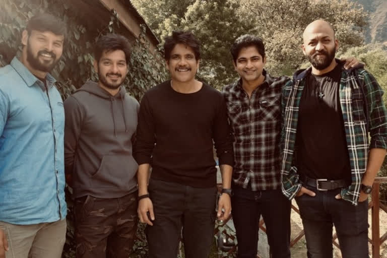 Telugu superstar Nagarjuna after wrapping up the shoot for 'Wild Dog'