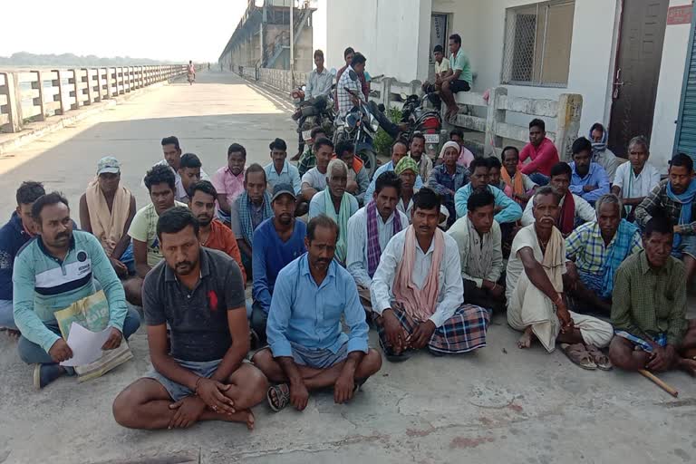 protest of farmers in Janjgir-Champa