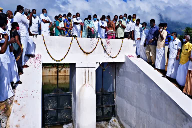 water released from 18th Canal