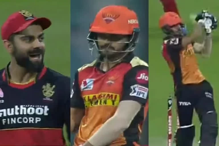 IPL 2020: Virat Kohli sledges Manish Pandey; SRH batsman gives it back in style