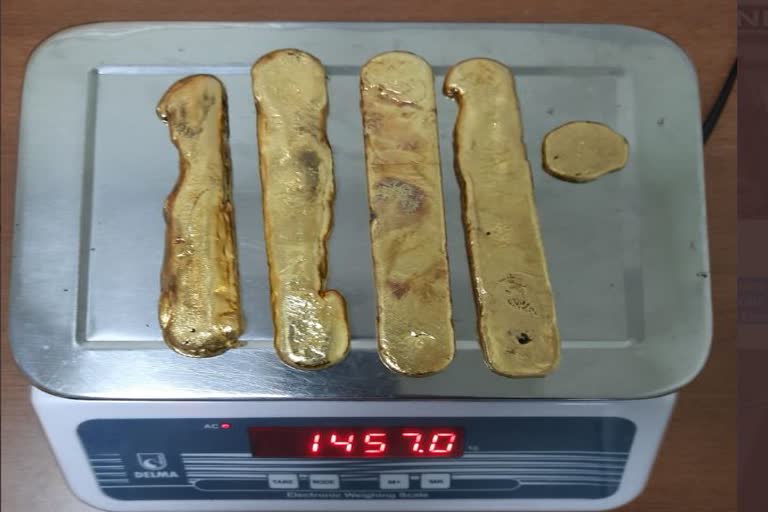 1456 grams of gold seiz