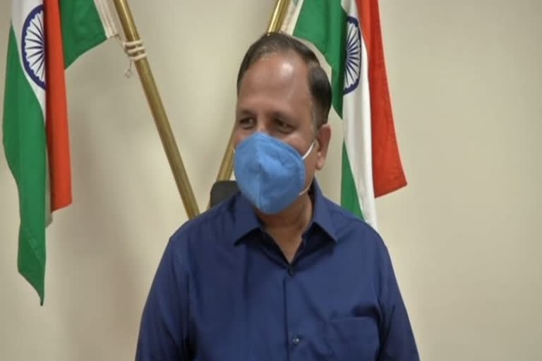 Delhi Health Minister Satyendar Jain  Third wave of COVID-19 in Delhi  t third wave of COVID-19 has hit Delhi  fresh surge in coronavirus cases  Air pollution in Delhi