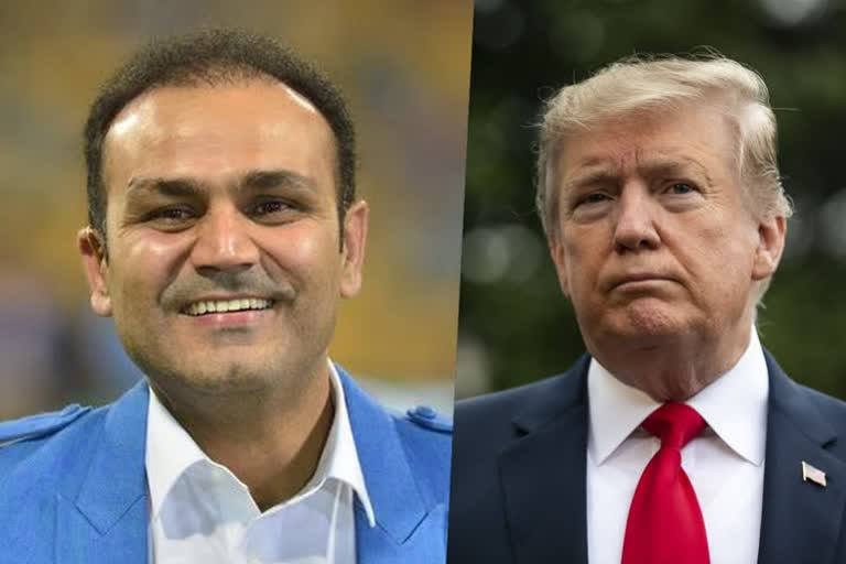 Sehwag takes a dig at Trump's defeat