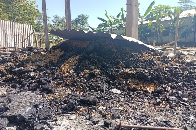 Chirang one year child burn death