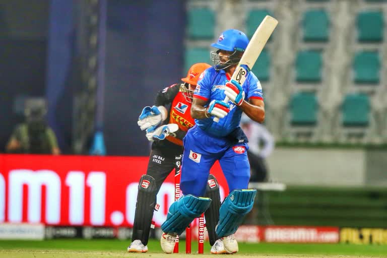 dlehi sets a target of 190 runs for hyderabad