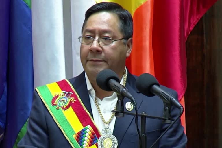 बोलीविया के नए राष्ट्रपति लुई अर्से ने संभाला कार्यभार