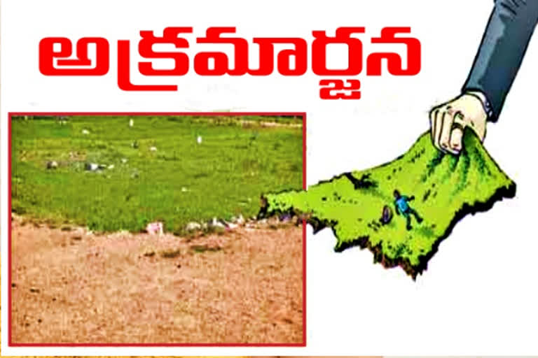 Public lands are being encroached upon and turned into plots!