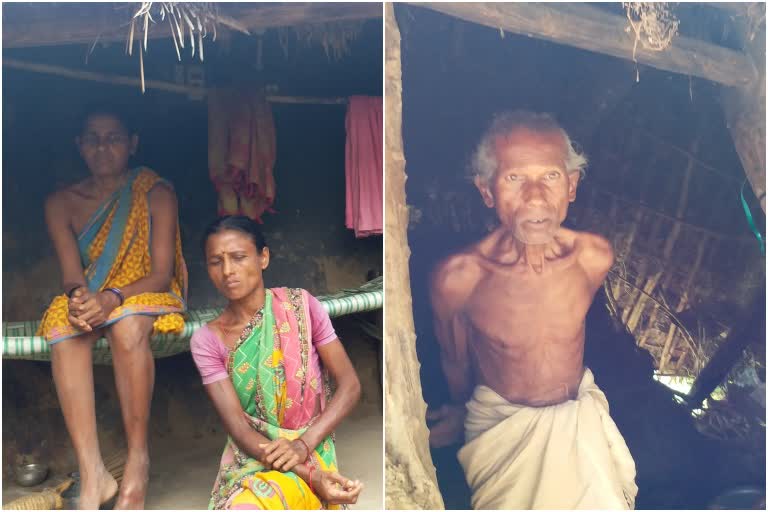 helpless family waiting for govt help in boudh mahakudpalli village