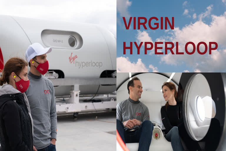 Virgin Hyperloop , Virgin Hyperloop carried 2 humans