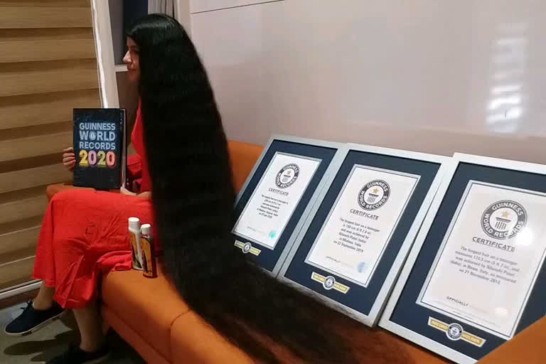 Gujarat girl breaks Guinness book record for longest hair