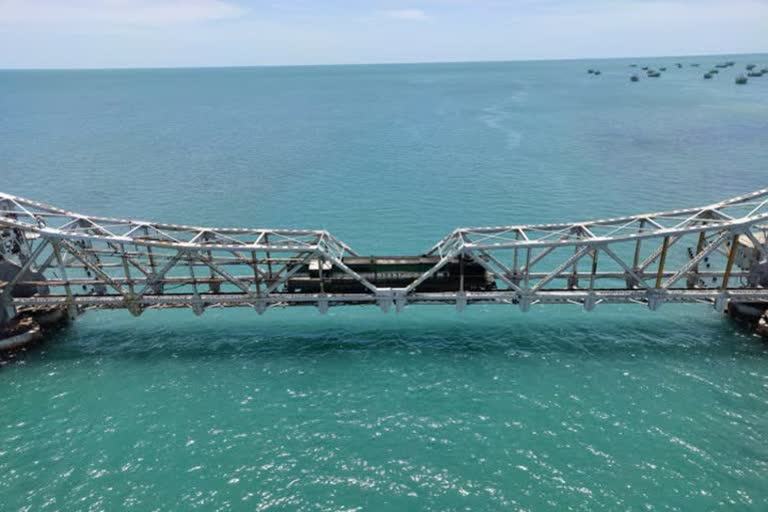 Pamban old bridge