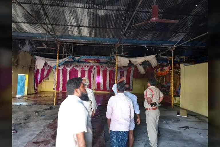 fire accident in Kalyana mandapam