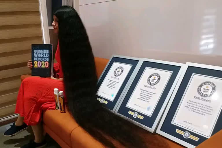 Gujarat Teenager Nilanshi Patel record for longest hair