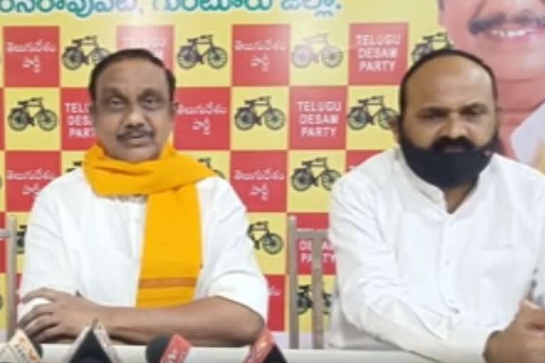 tdp leader chadalavada aravind babu fires on ycp about giving tidco houses to beneficiaries