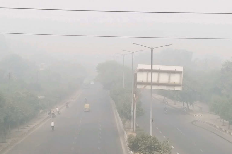 pollution level rises in noida and greater noida