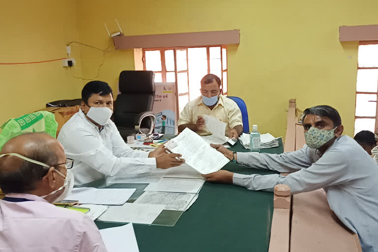 Raniwara news, candidates filled nomination, Panchayati raj election