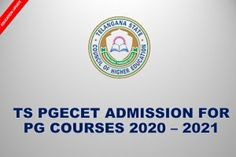 Telangana State PGECET announces admission for PG courses