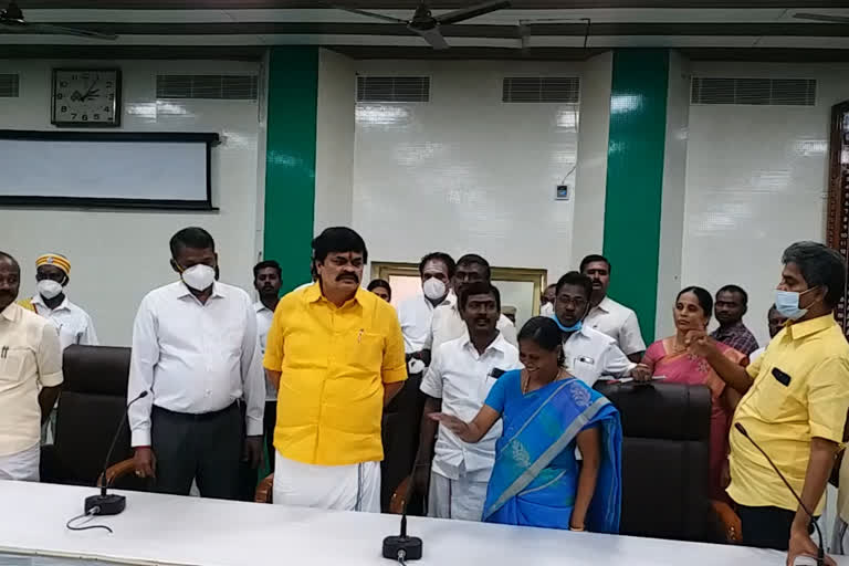 Minister rajendra balaji inspection areas of visited by Chief Minister