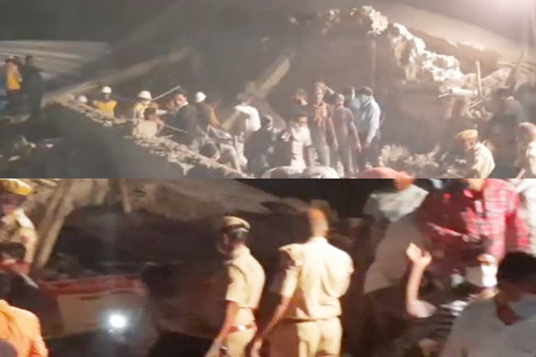 जोधपुर में ढही दीवार  दीवार ढहने से सात लोगों की मौत  जोधपुर में हादसा  निर्माणाधीन मकान की दीवार ढही  jodhpur news  rajasthan latest news  House under construction collapsed  Accident in jodhpur