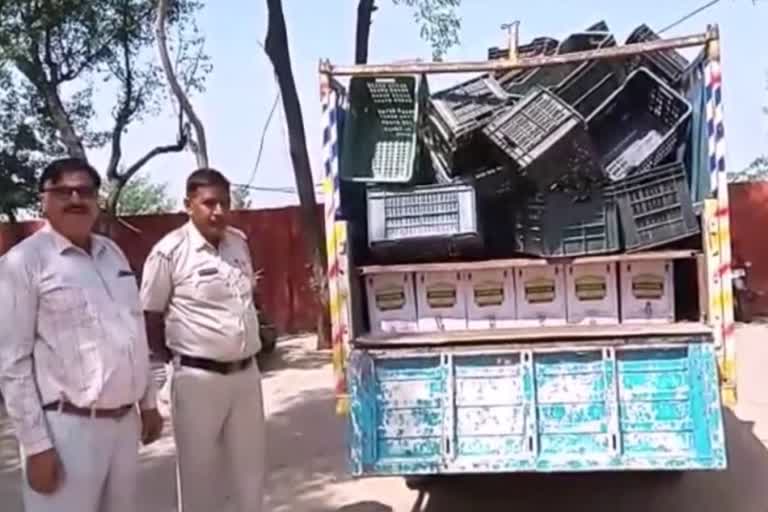 palwal police taking strict action against illegal liquor