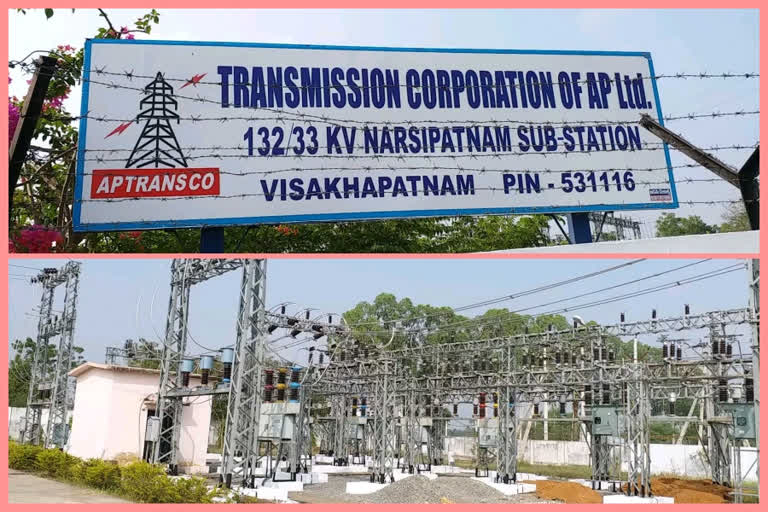 electricity indoor sub station was built in narsipatnam at vishakapatanam