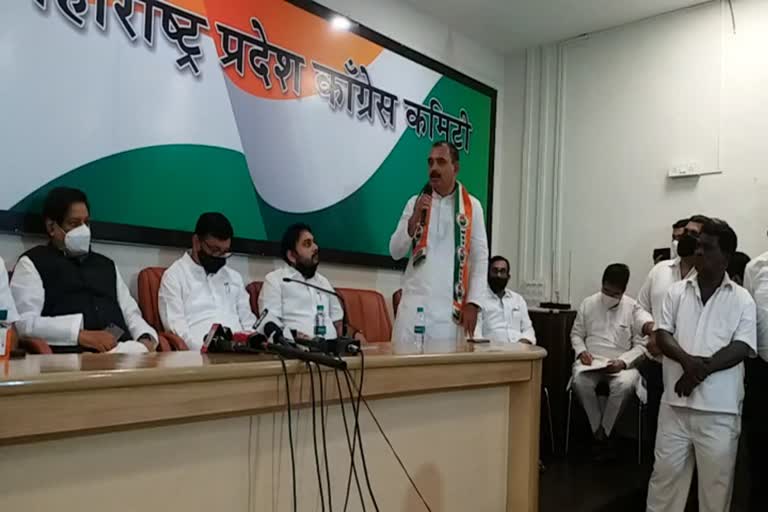 BJP leader Ranjit Singh Deshmukh joins Congress , mumbai