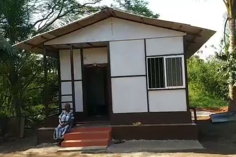 House-made of plastic waste