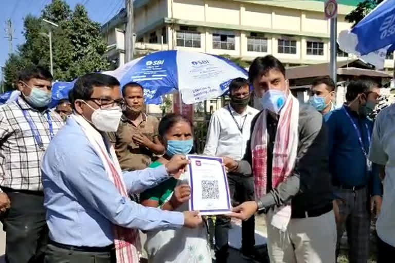 Bongaigaon SBI provided loan to Street vendors