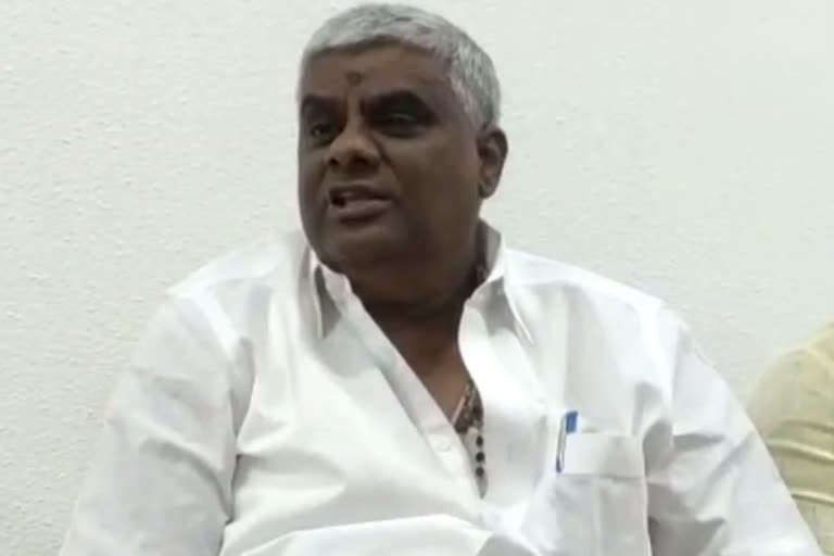 Former Minister HD Revanna held a news conference in Hassan