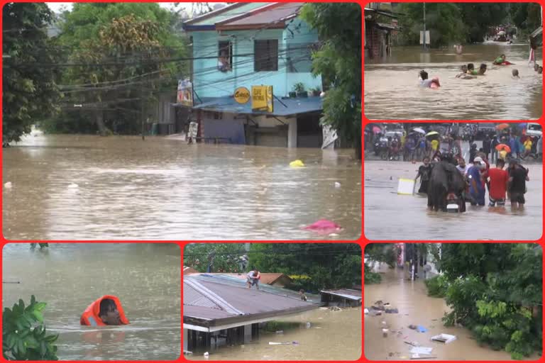 Rivers swell in typhoon-ravaged Manila