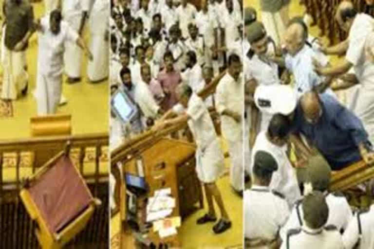 fight in Kerala Assembly  നിയമസഭ കയ്യാങ്കളി കേസ്  കെടി ജലീല്‍ വാര്‍ത്തകള്‍  assembly latest news