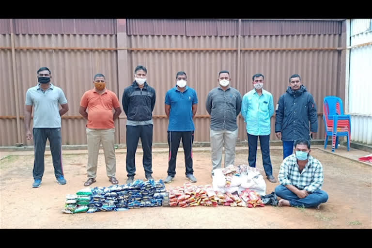 Gutka seized at nadigama krishna dist