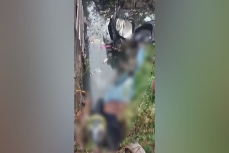 scooter accident  ആലപ്പുഴ  കാണയിൽ വീണ് യുവാവ് മരിച്ചു  സ്‌കൂട്ടർ കാണയിലേക്ക് മറിഞ്ഞു