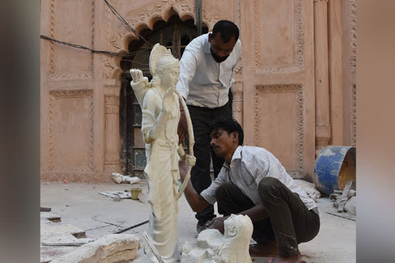 25 Lord Ram statues to enchant visitors to Ayodhya tomorrow  അയോധ്യയില്‍ നാളെ രാമ പ്രതിമകളുടെ പ്രദര്‍ശനം  അയോധ്യ  25 Lord Ram statues to enchant visitors to Ayodhya  Lord Ram statues