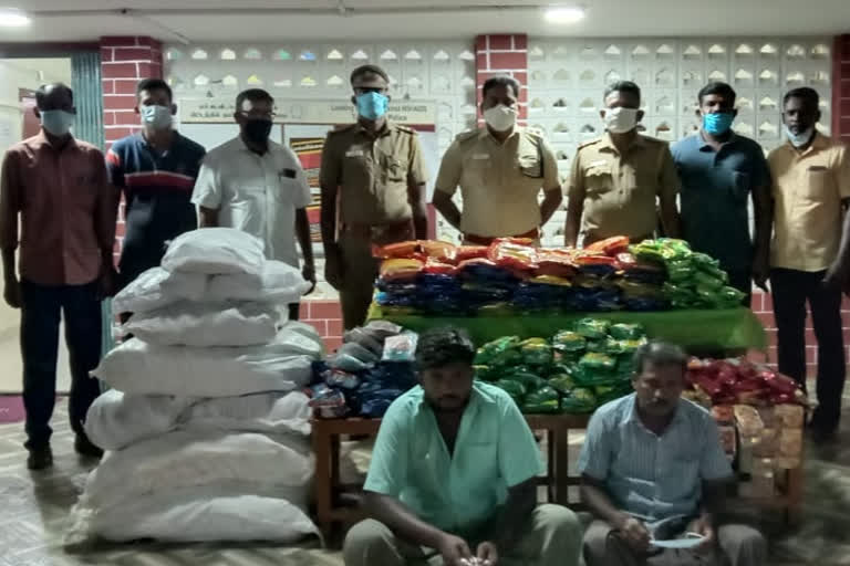 Gutka, liquor confiscated