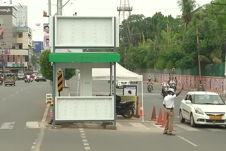 Police booths set up in the latest designs