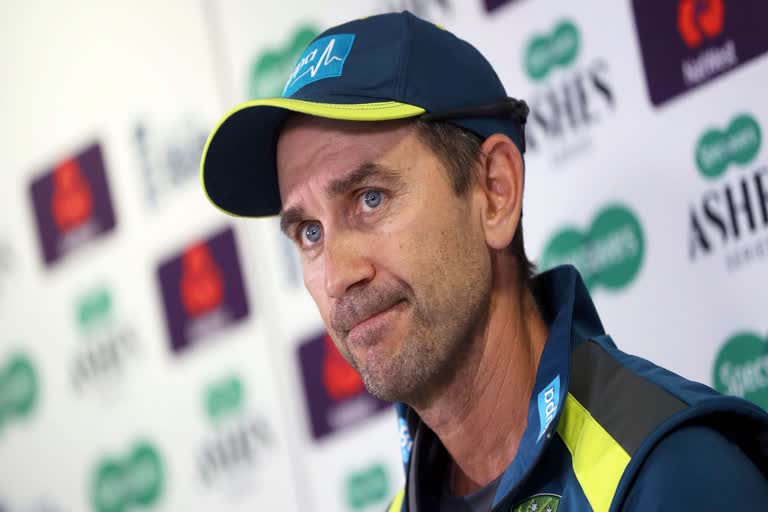 Australia head coach Justin Langer