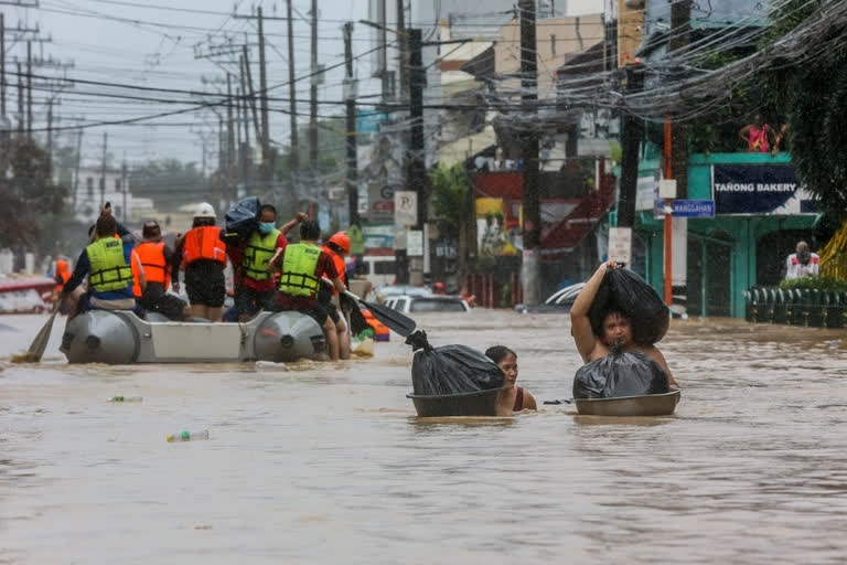 typhoon Vanco in Philippines