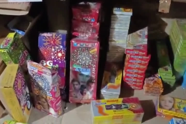 Ban on Firecrackers in Rajasthan, confiscated firecracker, tonk news, rajasthan news