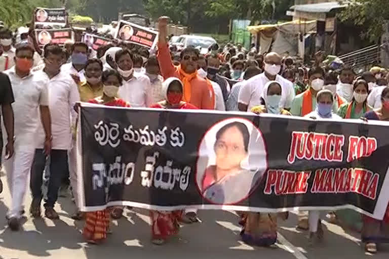 murder case rally in nizamabad