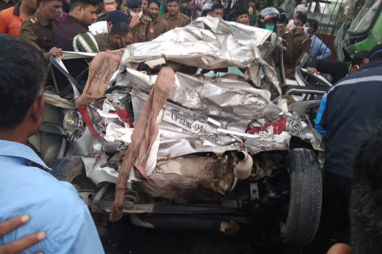 accident in lucknow