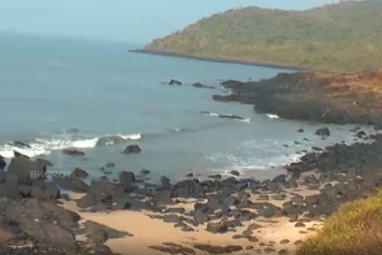 Rare Black Sand Beach of Karwar