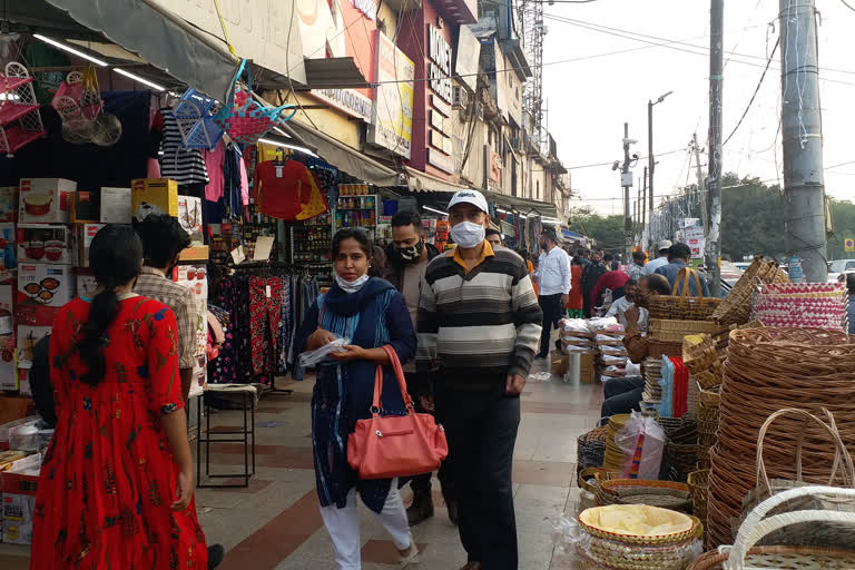 Diwali shopping in INA market