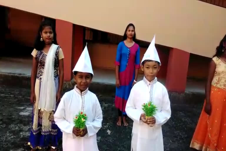 childrens day celebration in bangaigaon