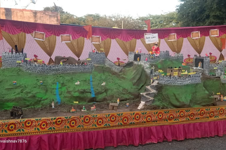 replica of Rajgad fort in Baramati