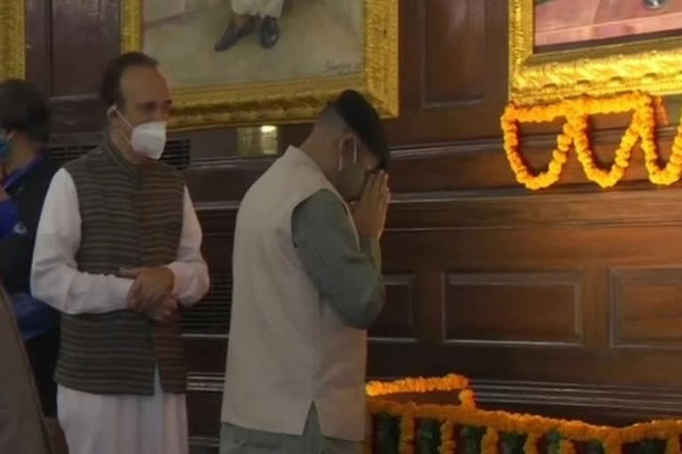 Om Birla paid tribute to  Jawaharlal Nehru