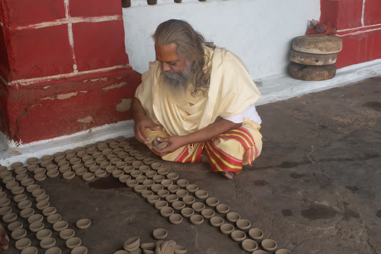 Diwali celebration in Dudhahari math