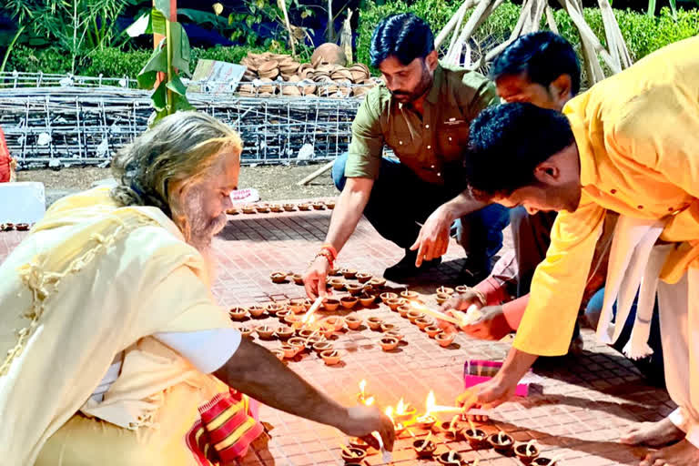 Diwali celebrated at Mata Kaushalya temple